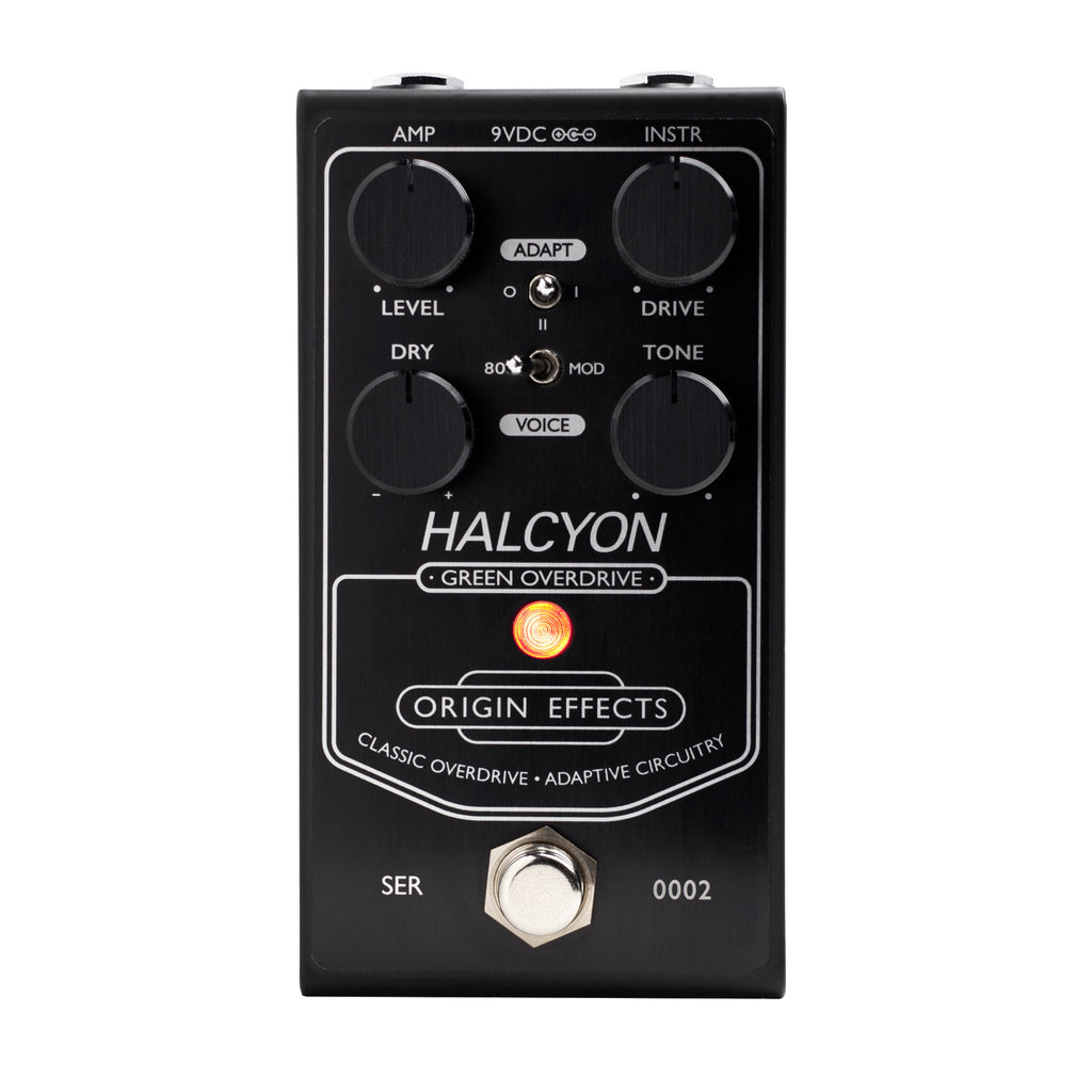 Origin Effects - Halcyon Green Overdrive **BLACK EDITION** — Pedal