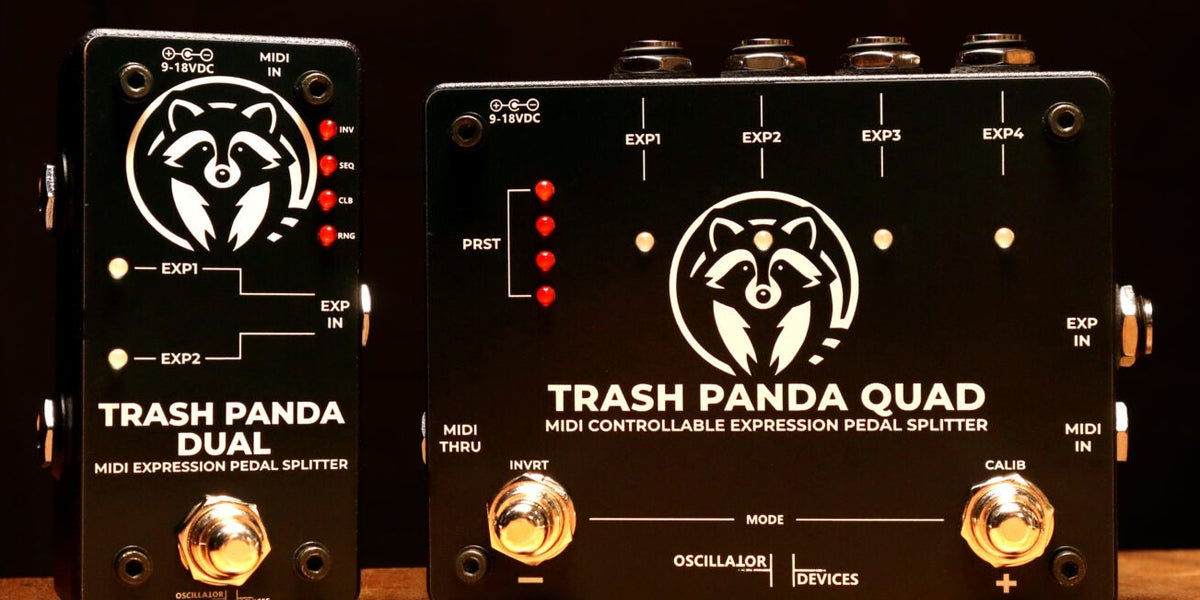 expression pedal splitter Oscillator Devices Trash Panda – Expression Pedal Splitter — Pedal Empire