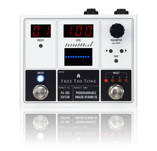 Free the Tone Programmable Analog 10 Band EQ PA-1QG - Guitar