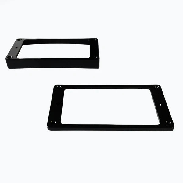 Allparts - CURVED NECK AND BRIDGE HUMBUCKING PICKUP RING SET - BLACK
