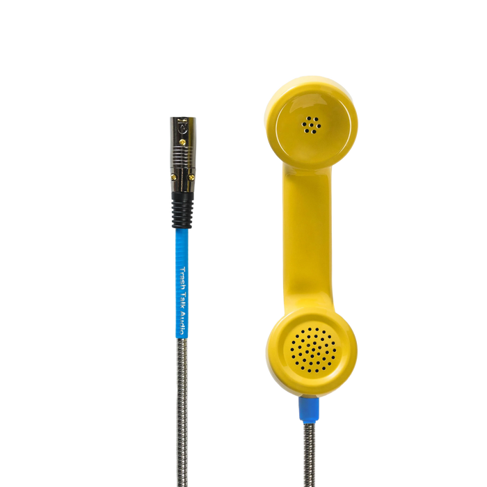 Trash Talk Audio Payphone Microphone (Yellow)
