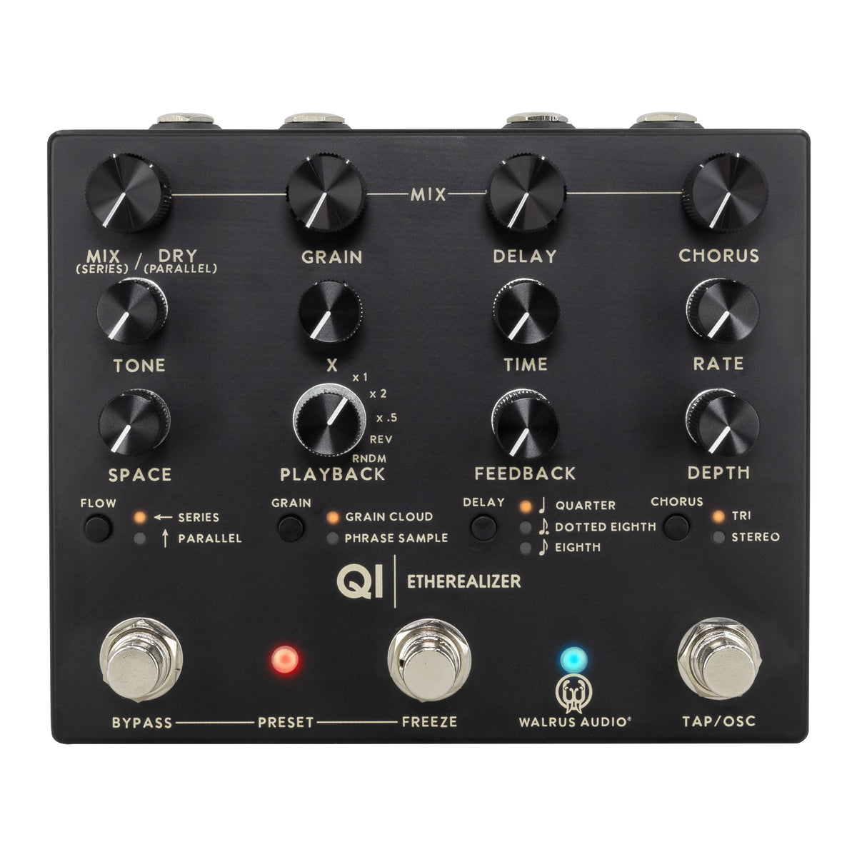 邦楽 20012002 walrus Walrus Audio Qi Etherealizer Stereo Multi Effect Pedal
