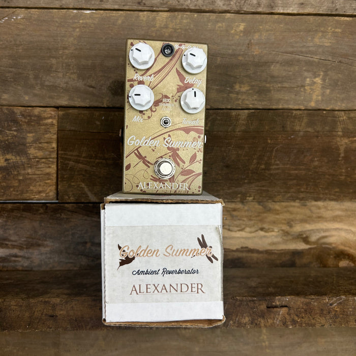 Second Hand Alexander Pedal Golden Summer Reverb