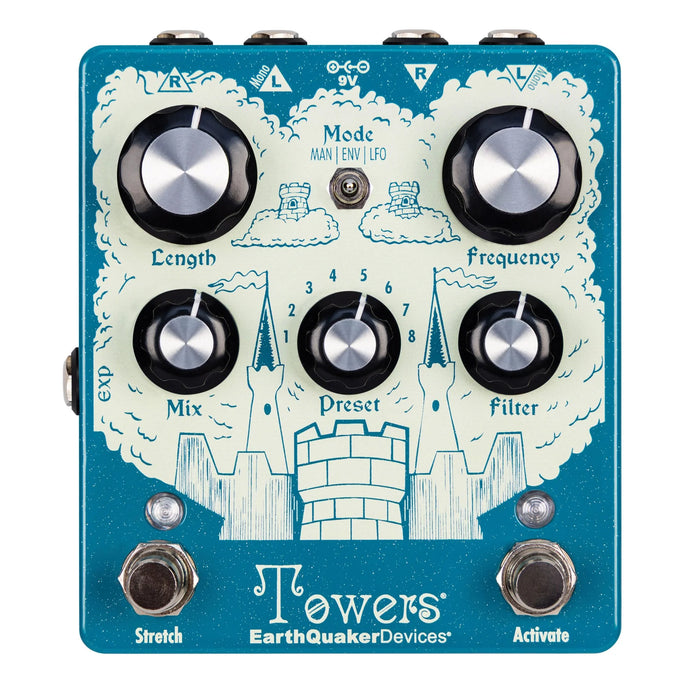 Earthquaker Devices Towers Stereo Reverberant Filter