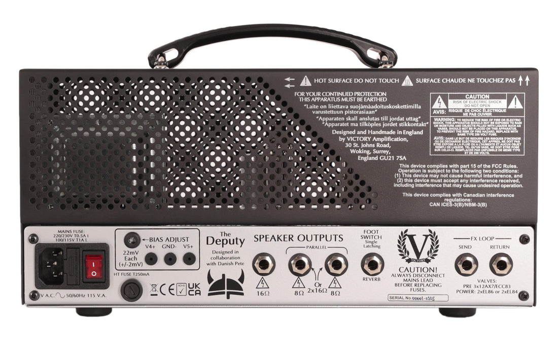 Victory Amplification Deputy 25 Lunchbox Head