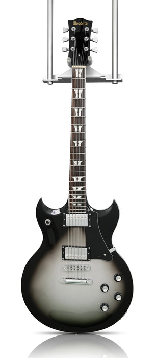 Woodrite Guitars Warlord Silverburst w/hardcase