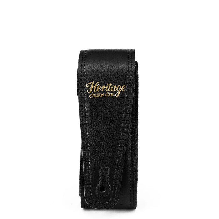 Heritage Premium Leather Guitar Strap - Black