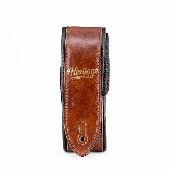 Heritage Premium Leather Guitar Strap - Brown