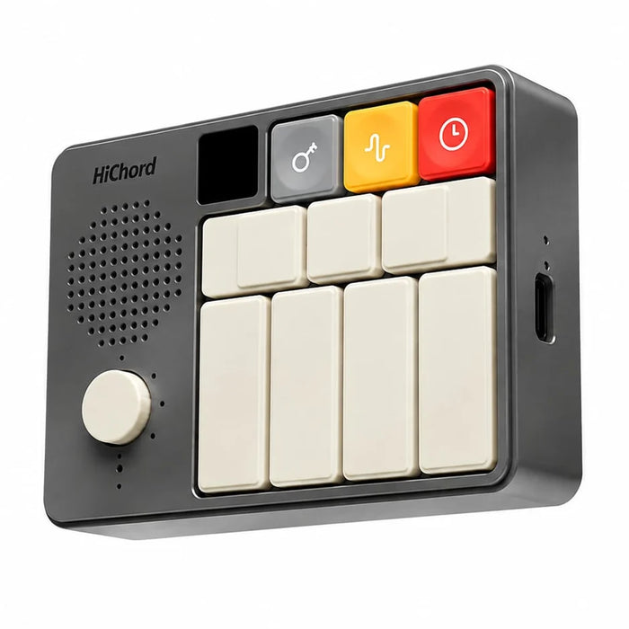Pocket Audio HiChord Portable Chord Synth, Sampler & MIDI Instrument (Moon Gray Aluminium Editio)
