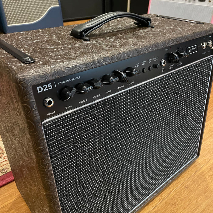 REVV Amplification D25 Tube Amp Combo - Brown Western Tolex