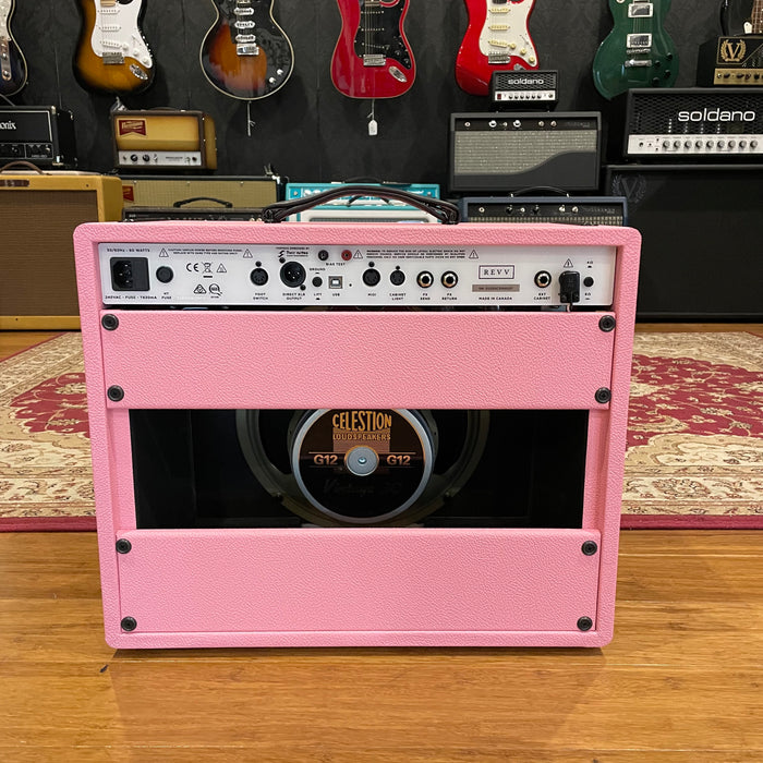 REVV Amplification D25 Tube Amp Combo - Bronco Pink Tolex