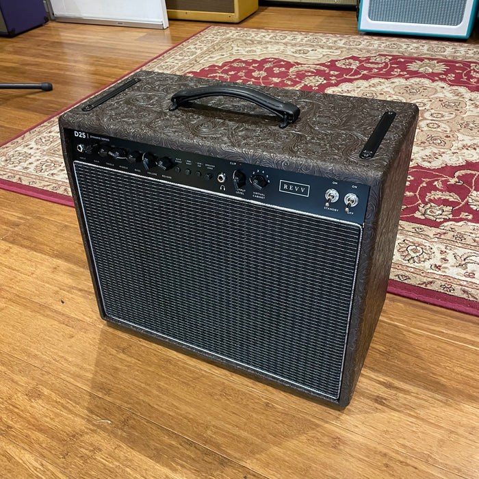 REVV Amplification D25 Tube Amp Combo - Brown Western Tolex