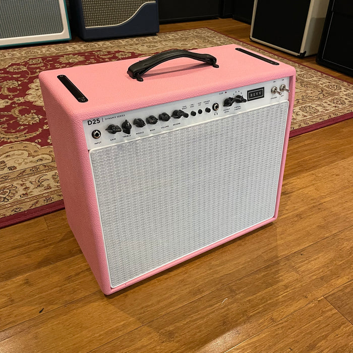 REVV Amplification D25 Tube Amp Combo - Bronco Pink Tolex