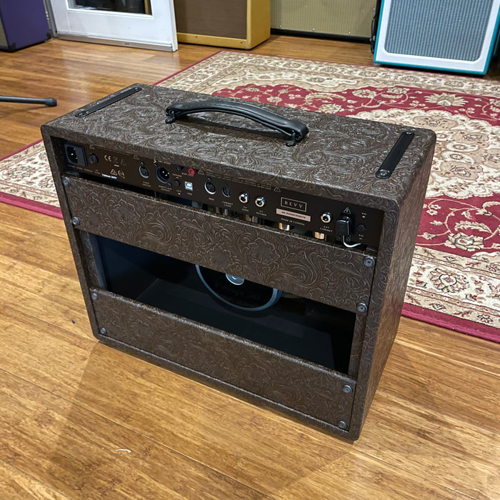 REVV Amplification D25 Tube Amp Combo - Brown Western Tolex