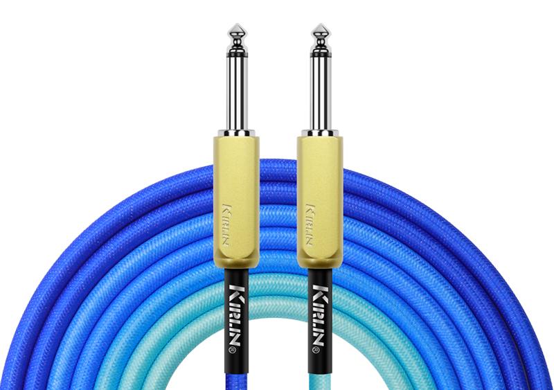 Kirlin 10ft Gradient Instrument Cable (Blue)
