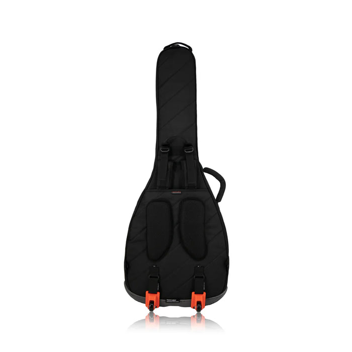 Mono Vertigo Ultra Black Semi-Hollow Guitar Case, With Wheels