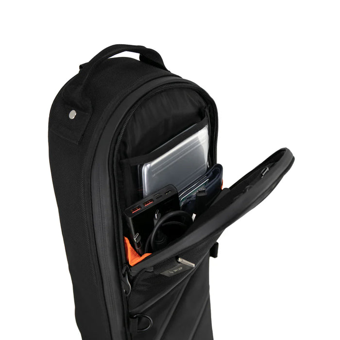 Mono Vertigo Ultra Black Semi-Hollow Guitar Case, With Wheels