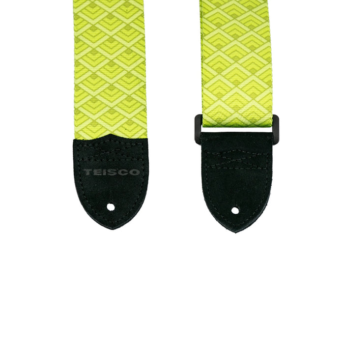 Teisco Polyester Guitar Strap - Yellow
