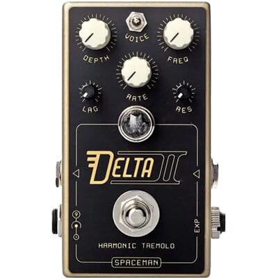 Spaceman Effects Delta II Harmonic Tremolo - GOLD