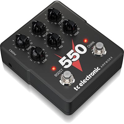 TC ELECTRONIC V550 DUAL CH GUITAR PREAMP PEDAL