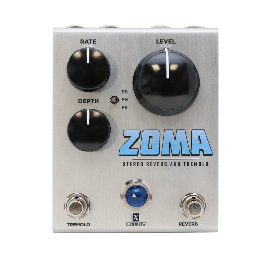 Keeley ZOMA - Stereo Reverb & Tremolo — Pedal Empire