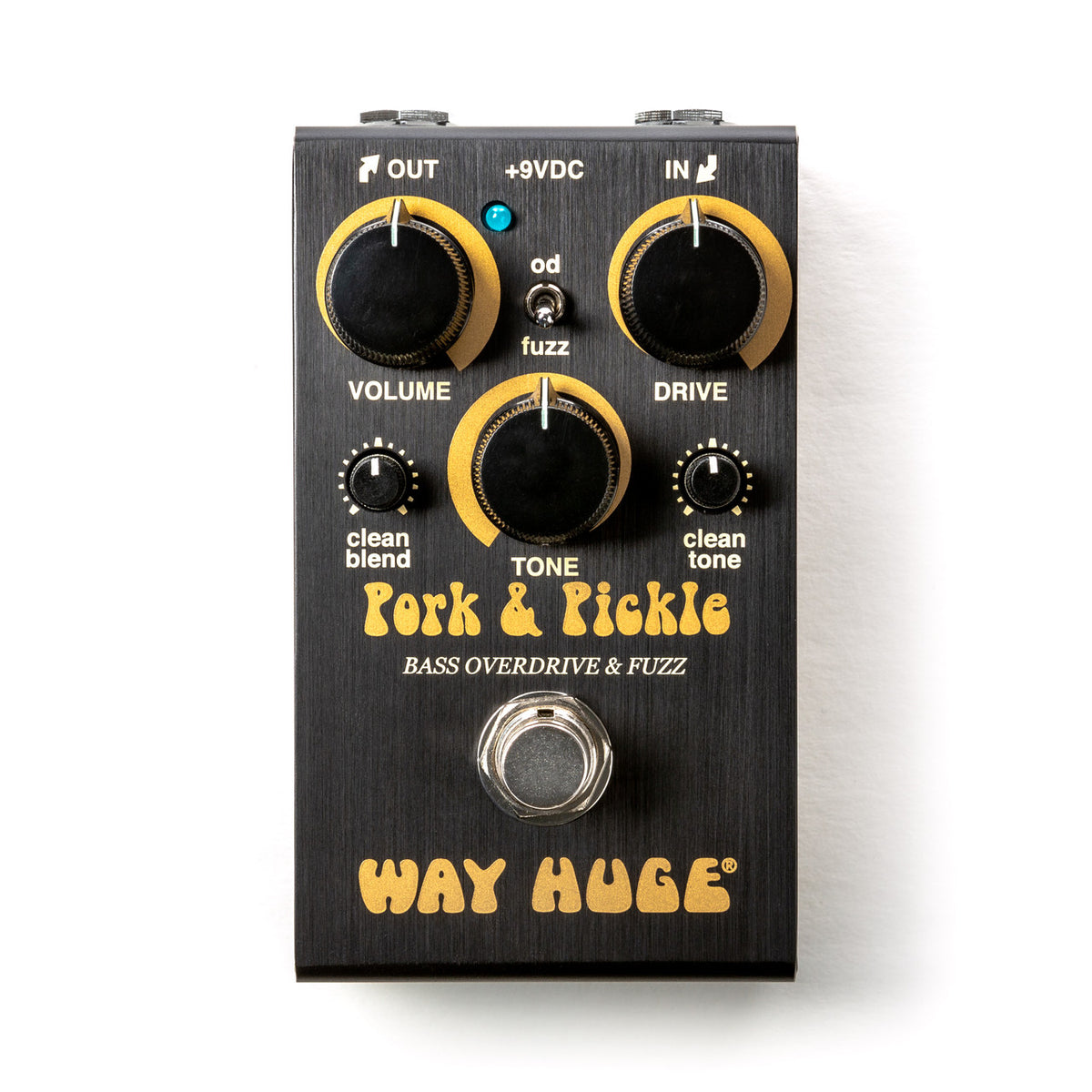 ベース Way Huge Smalls Pork & Pickle Overdrive Way Huge Smalls Pork & Pickle Bass Overdrive & Fuzz Mini — Pedal