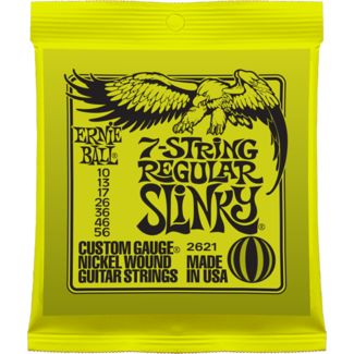 Ernie Ball 7 String Regular Slinky Nickel Wound .010-.056 (2621) - Pedal Empire