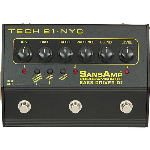 Tech21 SansAmp Programmable Bass Driver DI