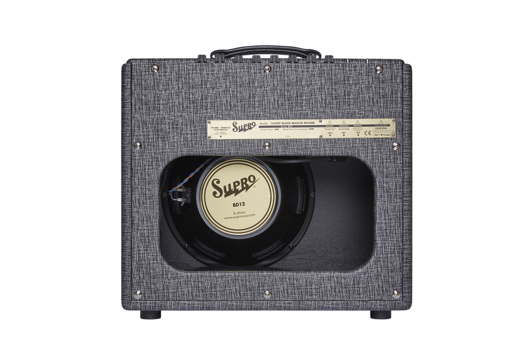 Supro 1696rt black discount magick reverb combo