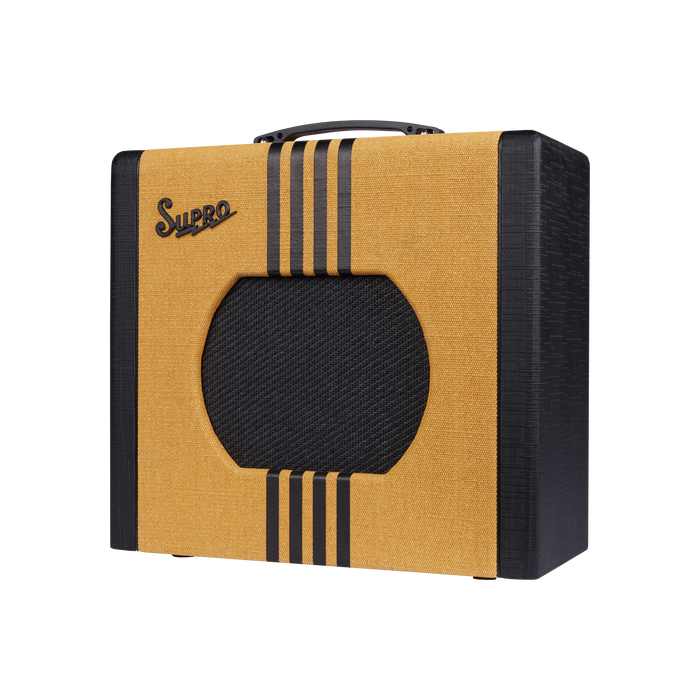 Supro Delta King 10 Combo Tweed/Black Stripes.