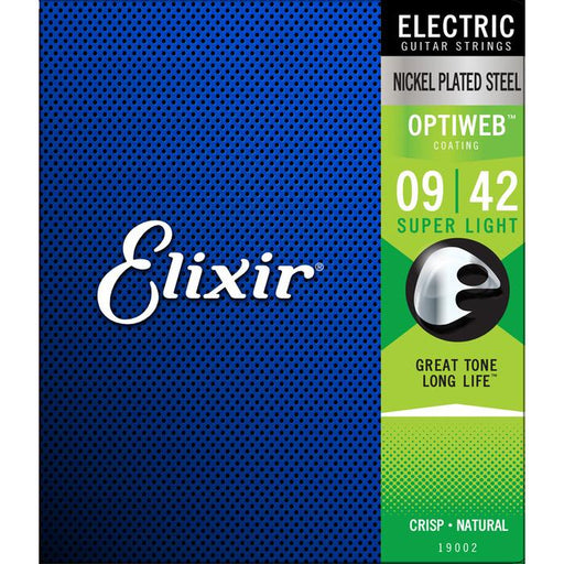 Elixir Optiweb 09-42 Electric Guitar Strings - Pedal Empire