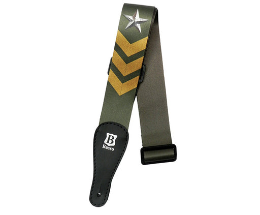 Basso Polyester Guitar Strap- Army - Pedal Empire