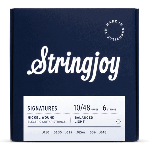 Stringjoy Signatures - Electric Balanced LIGHT Gauge 10-48 - Pedal Empire