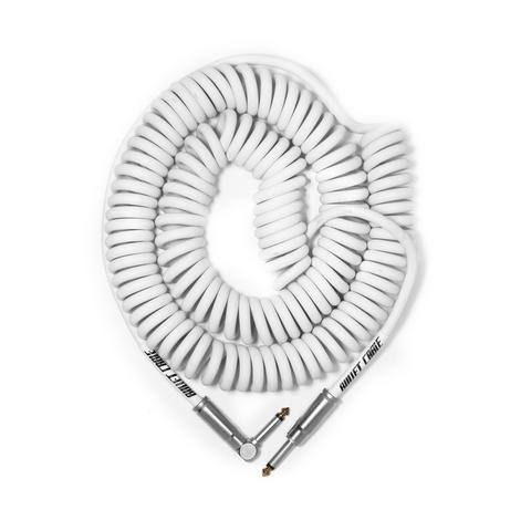 Bullet Cable White Coil 30ft - Pedal Empire