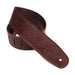 DSL Guitar Strap 2.5" GMD Distressed Leather Brown - Pedal Empire