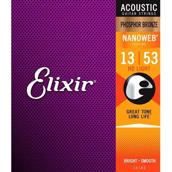 Elixir Nanoweb 13-56 Phosphor Bronze Acoustic strings - Pedal Empire