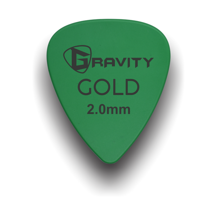 Gravity Gold Series Picks - 2.0mm