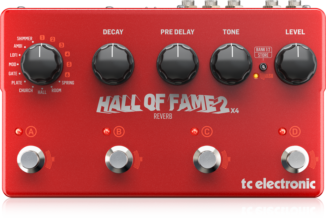 TC ELECTRONIC HALL OF FAME 2 X4 - Pedal Empire