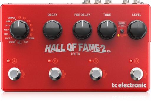 TC ELECTRONIC HALL OF FAME 2 X4 - Pedal Empire