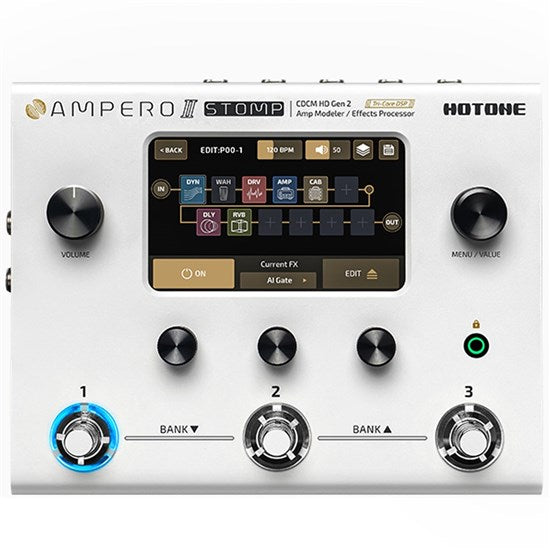 Hotone Ampero Amp II Stomp Modeller & Multi-Effects Processor