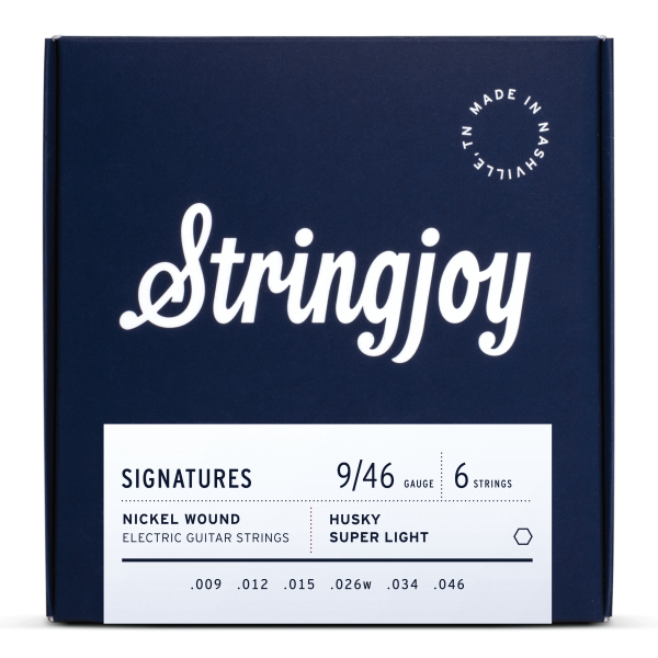 Stringjoy Signatures - Electric Balanced HUSKY SUPER LIGHT Gauge 09-46