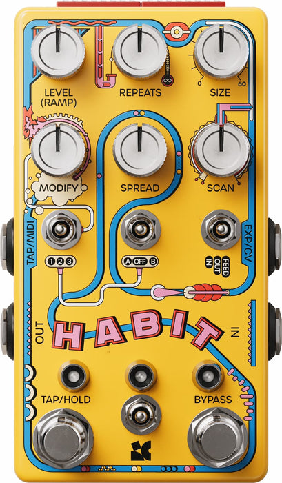 habit pedal Chase Bliss Audio Habit: Experimental Delay w/ Memory — Pedal Empire