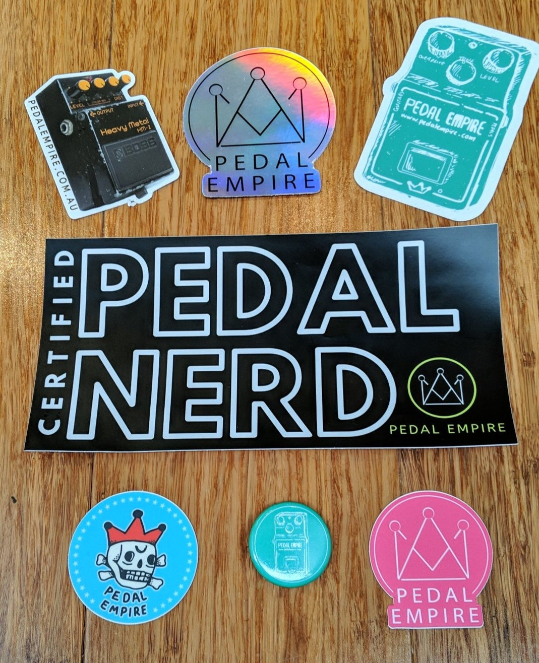 Extra large Pedal Empire sticker pack!