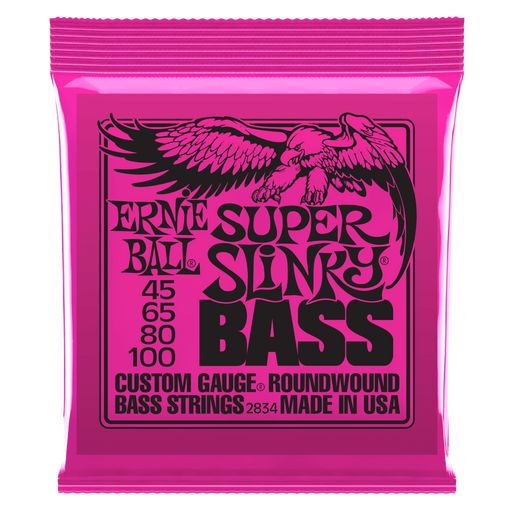Ernie Ball Bass Super Slinky 45-100 (2834) - Pedal Empire