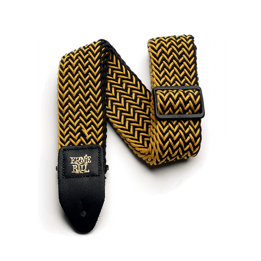 Ernie Ball Polyspun Yellow Jacket Strap - Pedal Empire