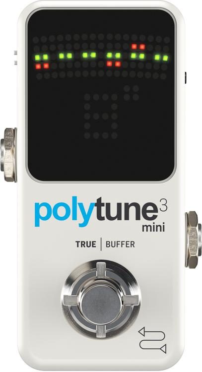 TC ELECTRONIC Polytune 3 Mini White - Pedal Empire