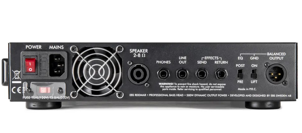 EBS Reidmar 502 Bass Amplifier Head