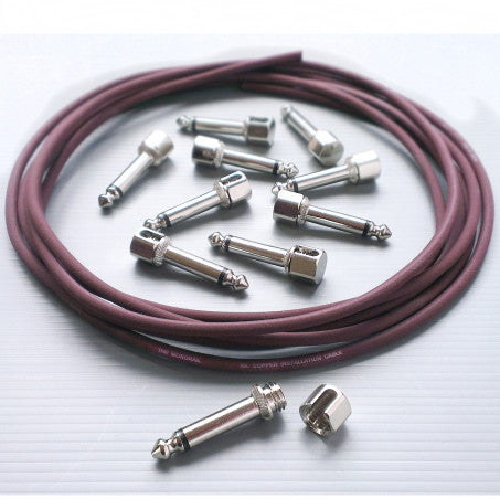 Evidence Audio Patch Cable Kit - 10 SIS Plugs and 10ft of Monorail Cable