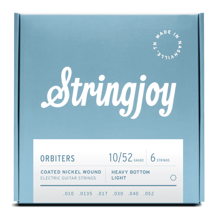 Stringjoy Orbiters - 10-52 Coated Nickel Electric Guitar Strings