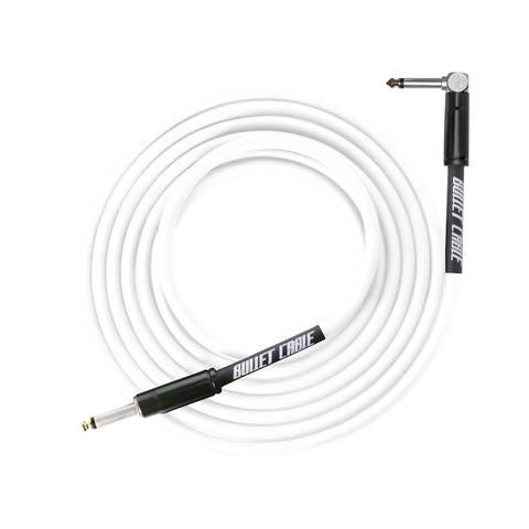 Bullet Cable Thunder Guitar Cable White 10ft - Pedal Empire